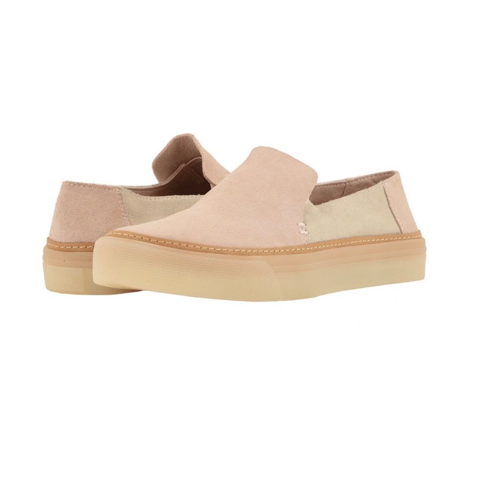 Toms Sunset Blush/Birch Suede